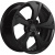 Khomen KHW 1724 7x17 5*108 ET33 DIA60.1 Black Литой