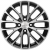 Khomen KHW 1506 6x15 4*98 ET36 DIA58.6 Black-FP Литой