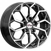 iFree Спейс-Нидл 6.5x16 5*100 ET38 DIA67.1 Блэк Джек Литой