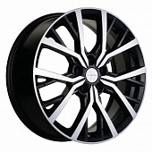 Khomen KHW 1806 7x18 5*108 ET36 DIA65.1 Black-FP Литой
