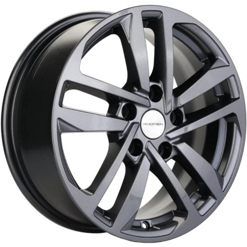 Khomen KHW 1612 6.5x16 5*100 ET39 DIA57.1 Black-FP Литой