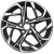 Khomen KHW 1716 7x17 5*112 ET40 DIA57.1 Black-FP Литой Khomen KHW 1716 7x17 5*112 ET40 DIA57.1 Black-FP Литой