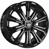 Khomen KHW 1610 6.5x16 5*110 ET45 DIA67.1 Black Литой