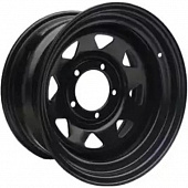 Off Road Wheels УАЗ 7x16 5*139.7 ET-19 DIA110.1 Black Штампованный