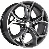 Khomen KHW 1702 7x17 5*108 ET50 DIA63.3 Black Литой